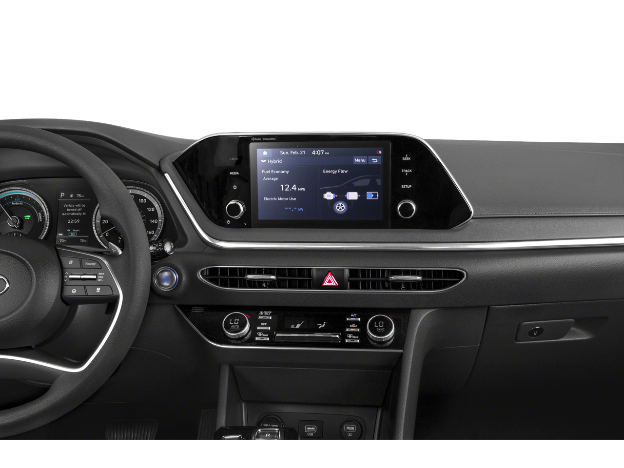 2020 Hyundai Sonata Hybrid Blue