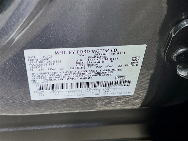 2021 Ford Explorer Base