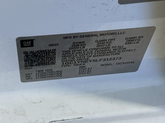2020 Chevrolet Silverado 2500HD LT
