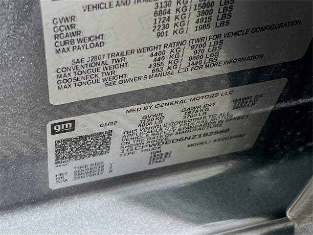 2022 Chevrolet Silverado 1500 LTD RST