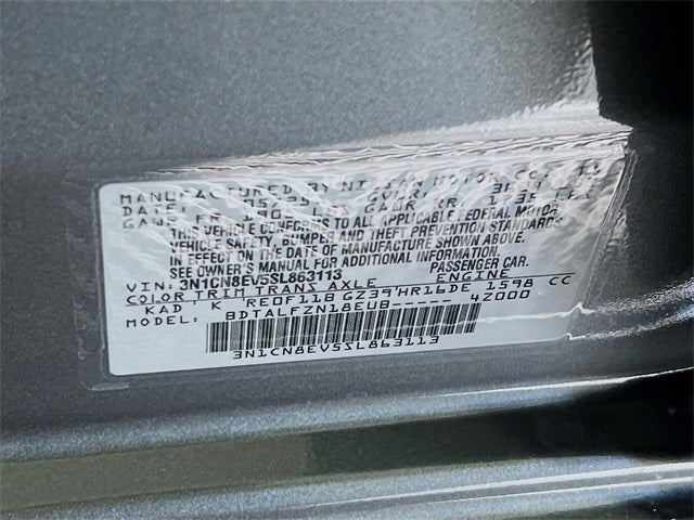 2025 Nissan Versa 1.6 SV