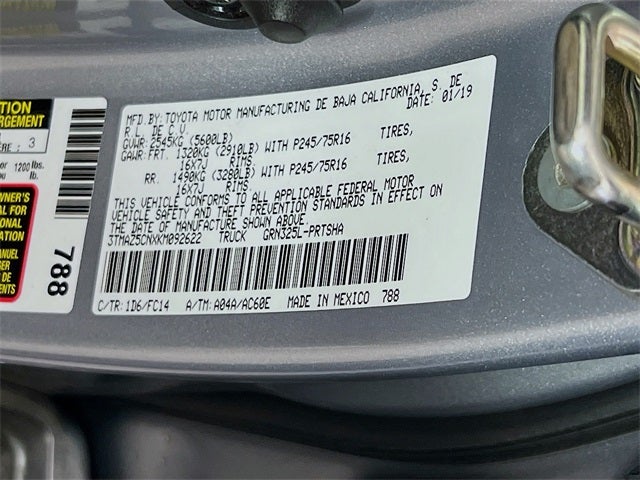 2019 Toyota Tacoma SR5 V6