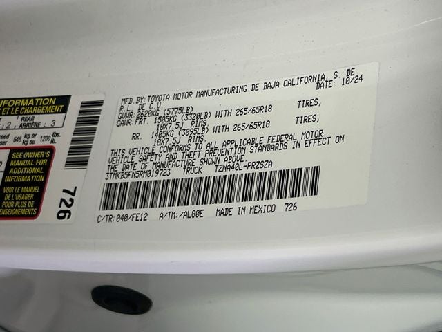 2024 Toyota Tacoma TRD Sport