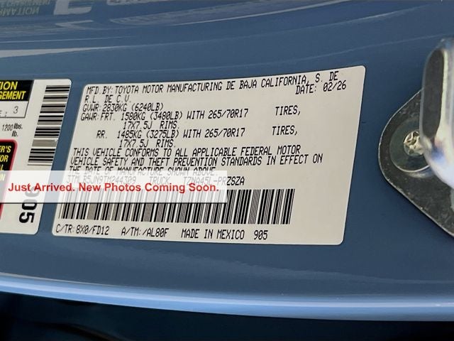 2026 Toyota Tacoma TRD Off-Road