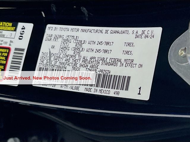 2024 Toyota Tacoma SR5