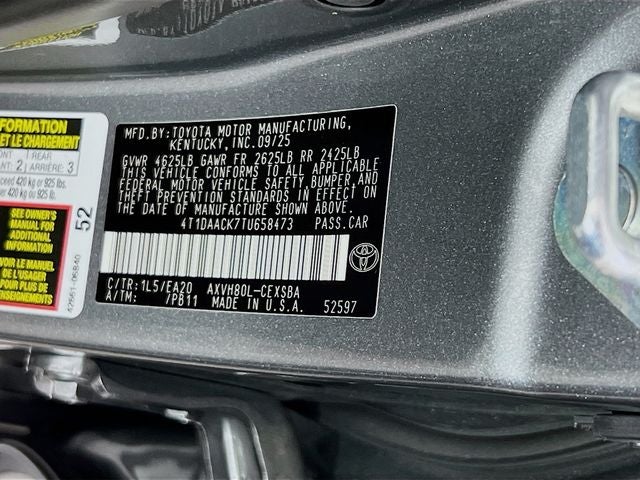 2026 Toyota Camry SE