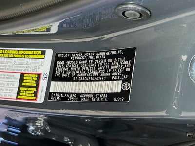 2026 Toyota Camry XSE