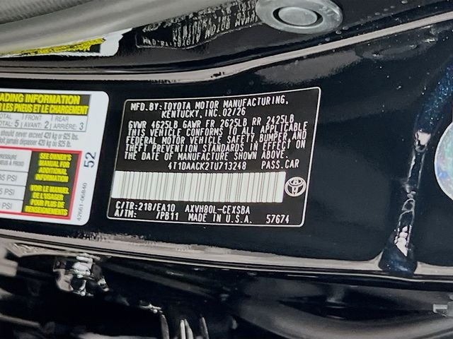 2026 Toyota Camry SE