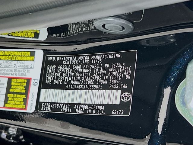 2026 Toyota Camry LE