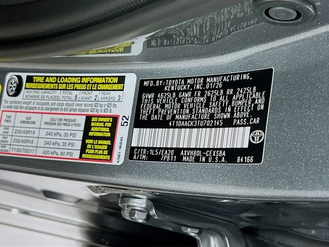 2026 Toyota Camry SE