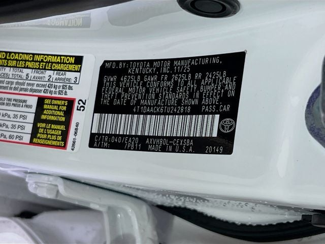 2026 Toyota Camry SE