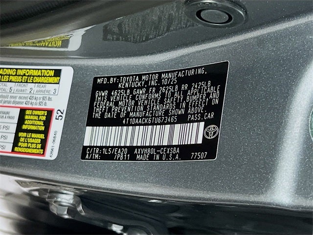 2026 Toyota Camry SE