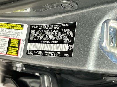 2026 Toyota Camry XSE