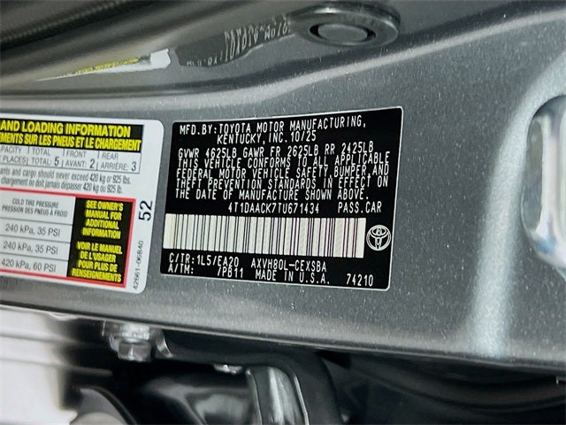 2026 Toyota Camry SE