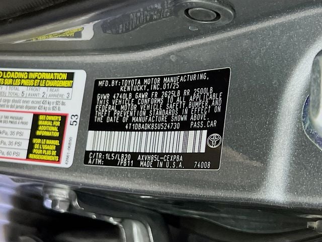 2025 Toyota Camry XSE