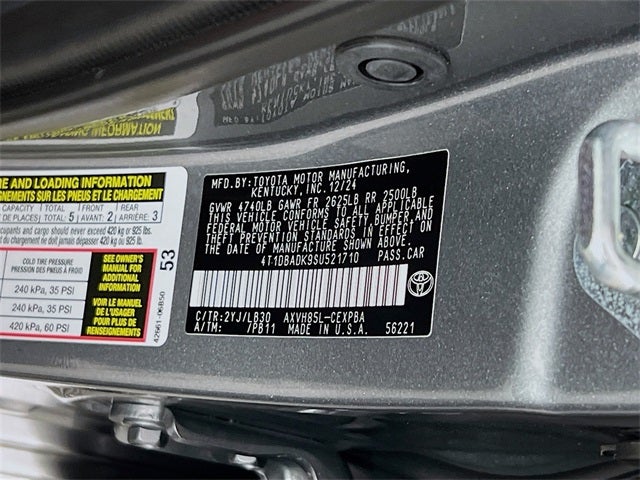 2025 Toyota Camry XSE