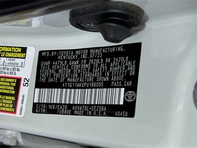 2023 Toyota Camry SE