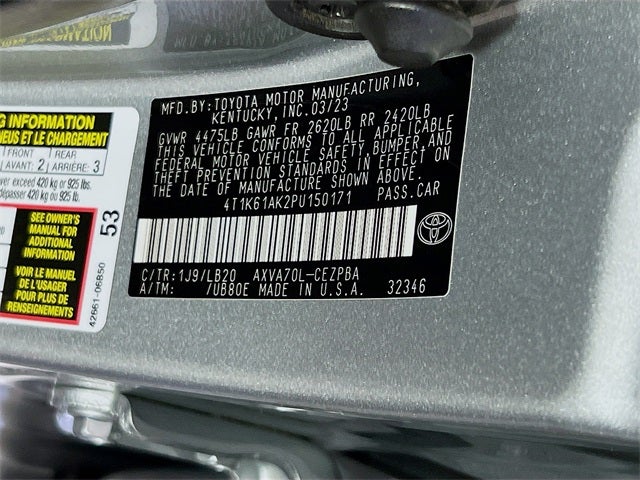 2023 Toyota Camry XSE