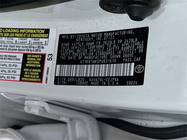 2023 Toyota Camry XSE