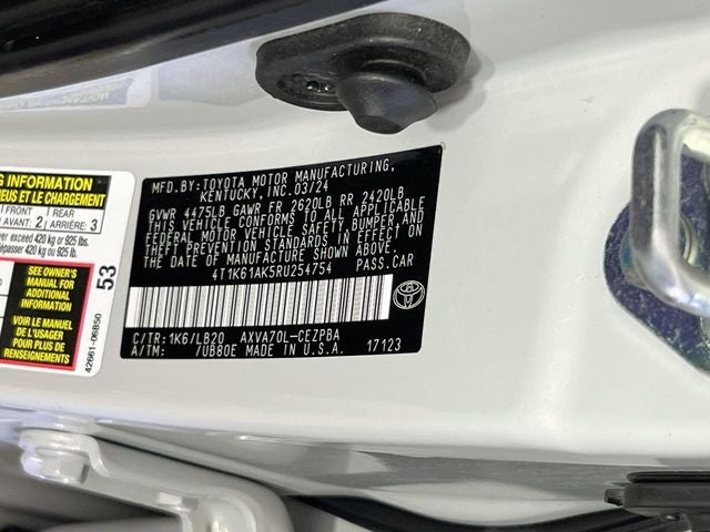 2024 Toyota Camry XSE