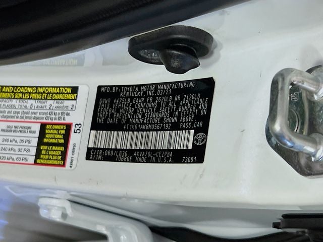 2021 Toyota Camry XSE