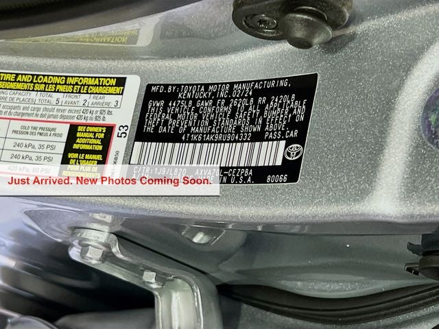 2024 Toyota Camry XSE