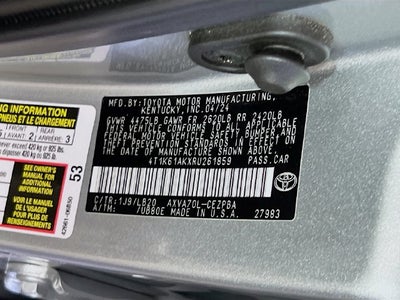 2024 Toyota Camry XSE