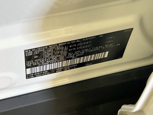 2025 Toyota RAV4 Hybrid XLE