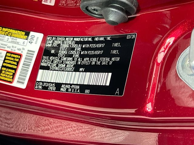 2026 Toyota Sienna XLE 7 Passenger