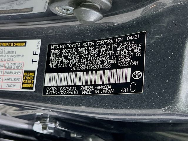 2021 Toyota Prius XLE AWD-e