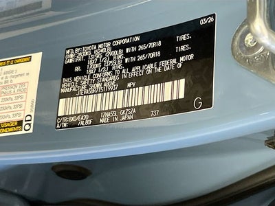 2026 Toyota 4Runner TRD Off-Road Premium