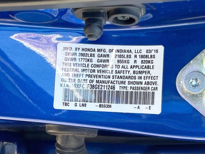 2016 Honda Civic EX-T