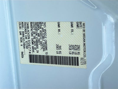 2023 Nissan Altima 2.5 SR