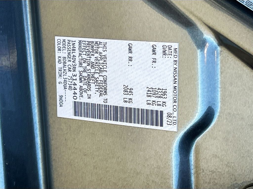 2024 Nissan Altima 2.5 SV