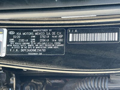 2021 Kia Forte LXS