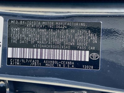 2025 Toyota Camry LE