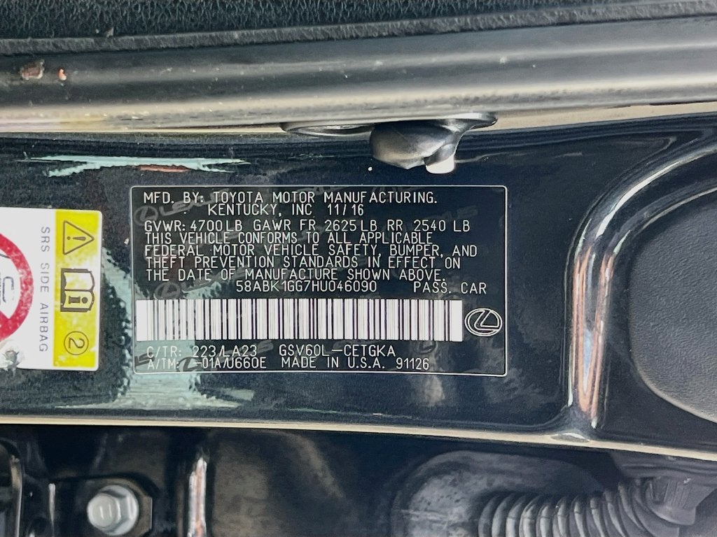2017 Lexus ES 350