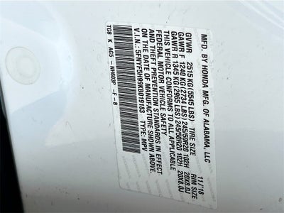 2019 Honda Pilot Touring 8 Passenger