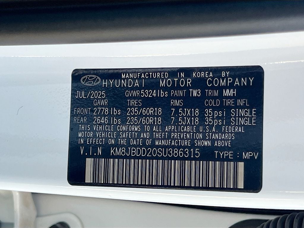 2025 Hyundai Tucson Plug-In Hybrid SEL
