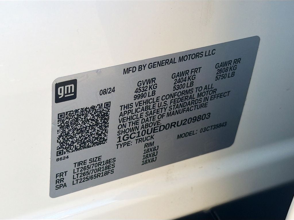 2024 Chevrolet Silverado EV Work Truck