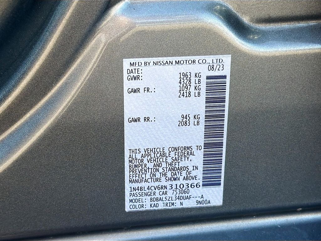 2024 Nissan Altima 2.5 SR