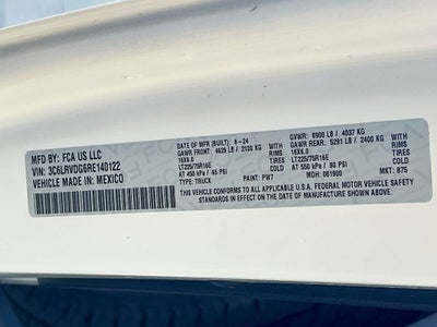 2024 RAM ProMaster 2500 High Roof