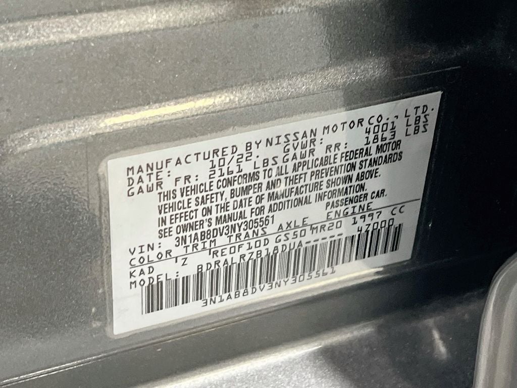 2022 Nissan Sentra SR