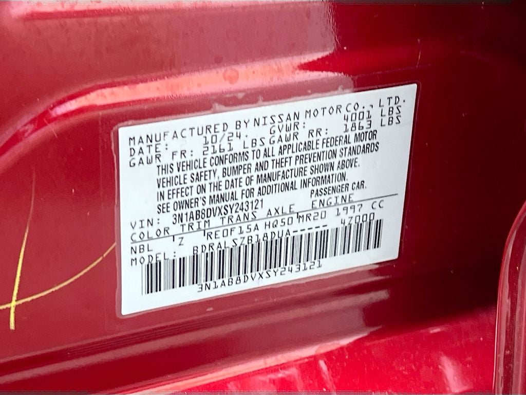 2025 Nissan Sentra SR