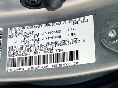 2022 Toyota Tacoma V6
