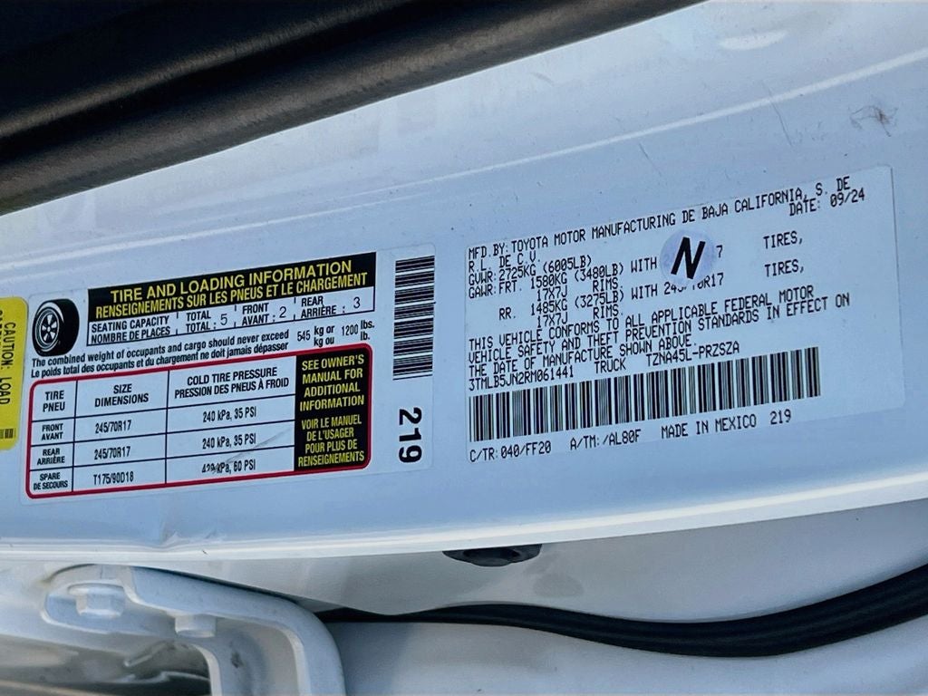 2024 Toyota Tacoma SR5
