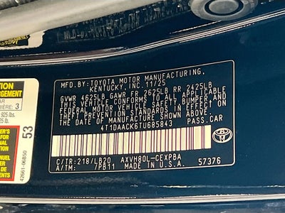 2026 Toyota Camry XSE