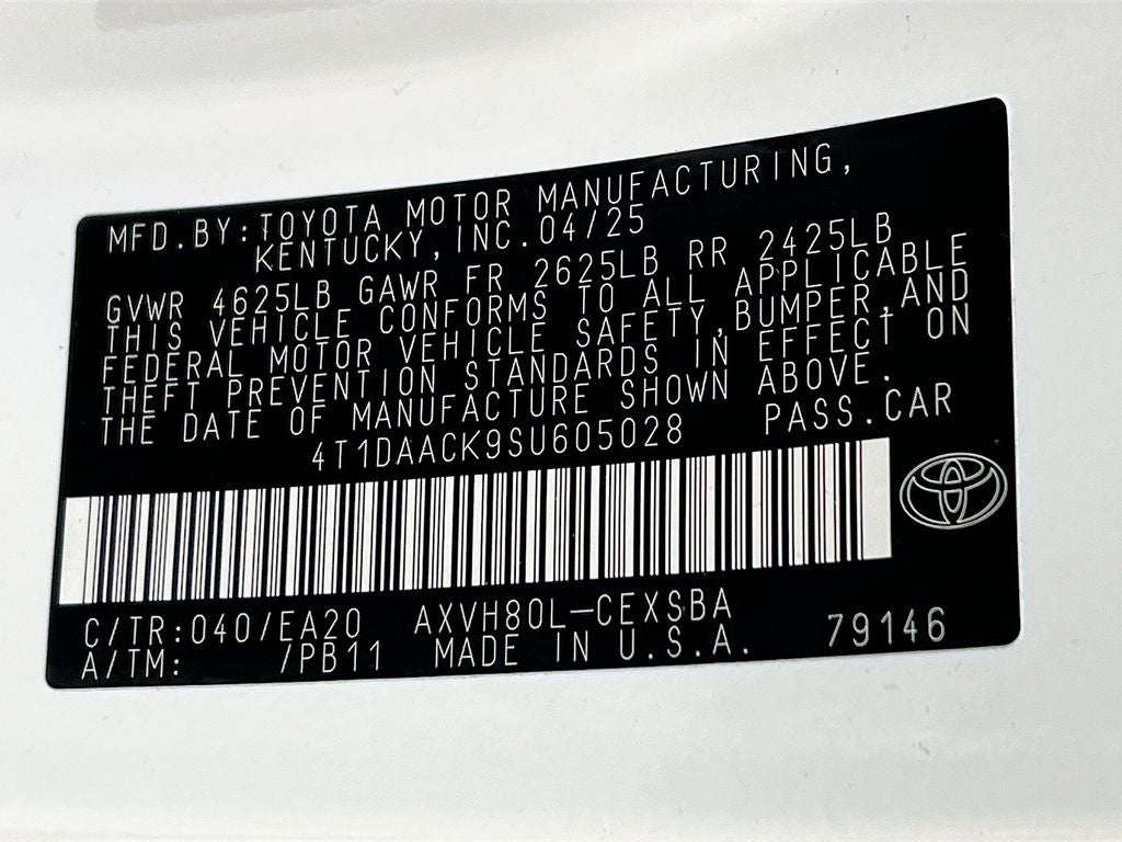 2025 Toyota Camry SE