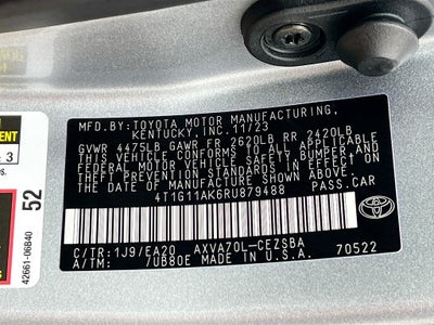 2024 Toyota Camry SE