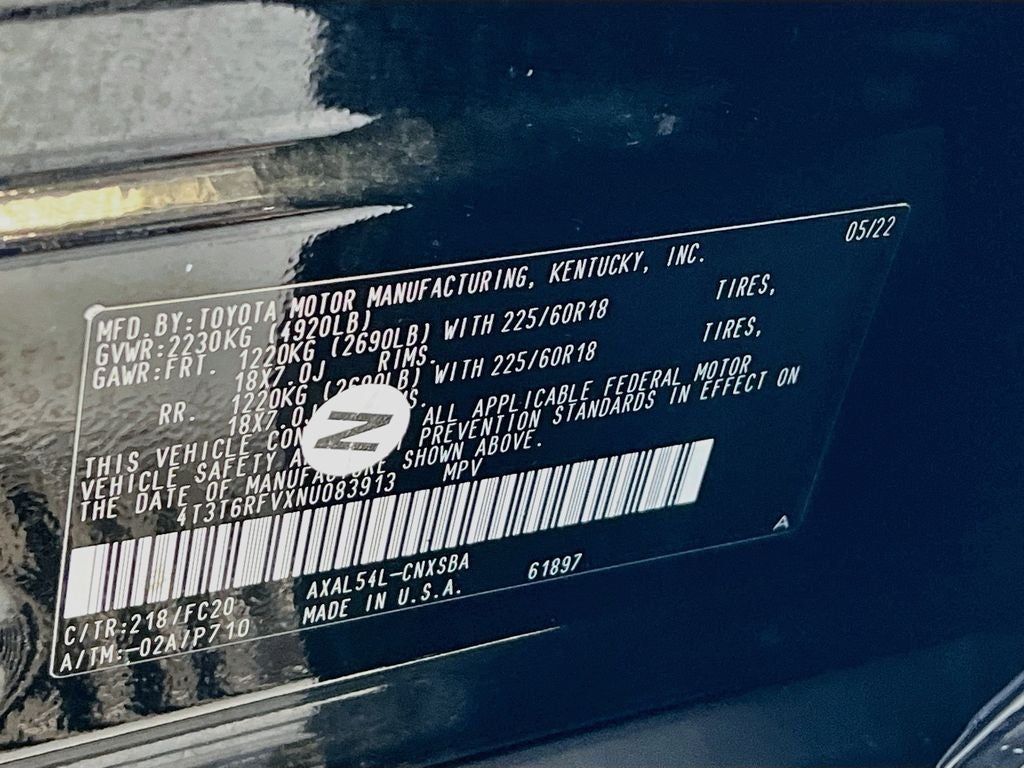 2022 Toyota RAV4 Hybrid SE